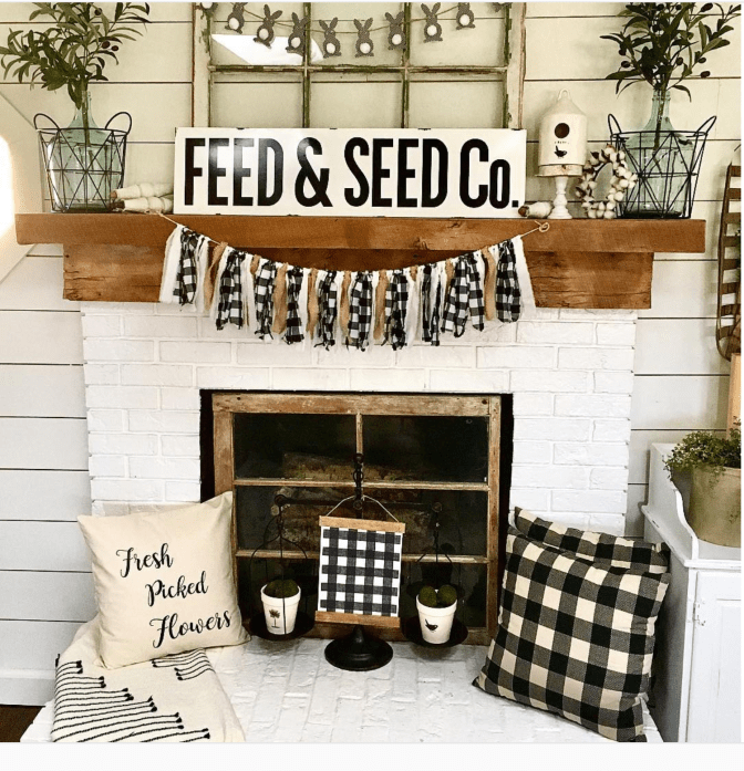 gramsfarmhouse mantel